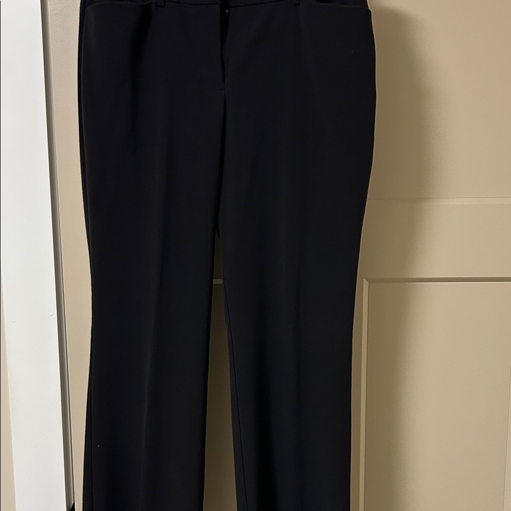 Time and Tru Women's Black Straight Leg Pants Size 10 petite.